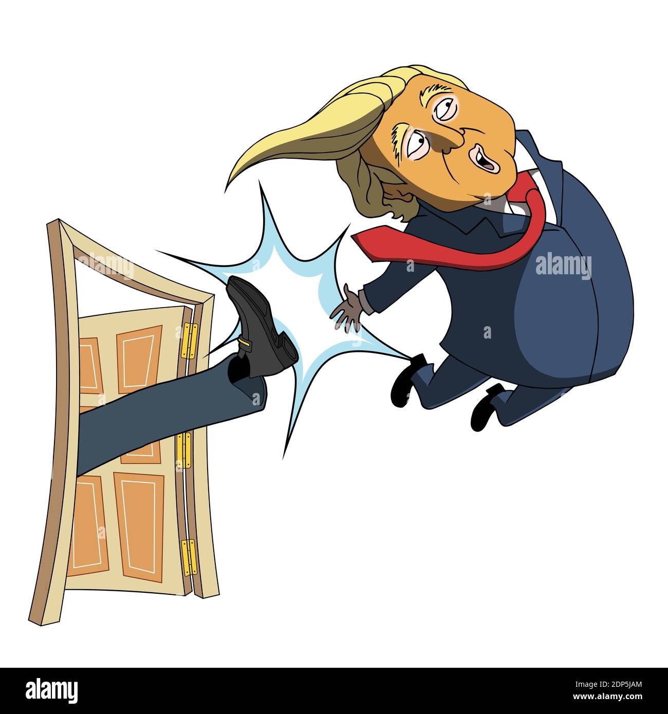 Le président Donald Trump a été mis hors fonction en janvier 2021 Banque D'Images