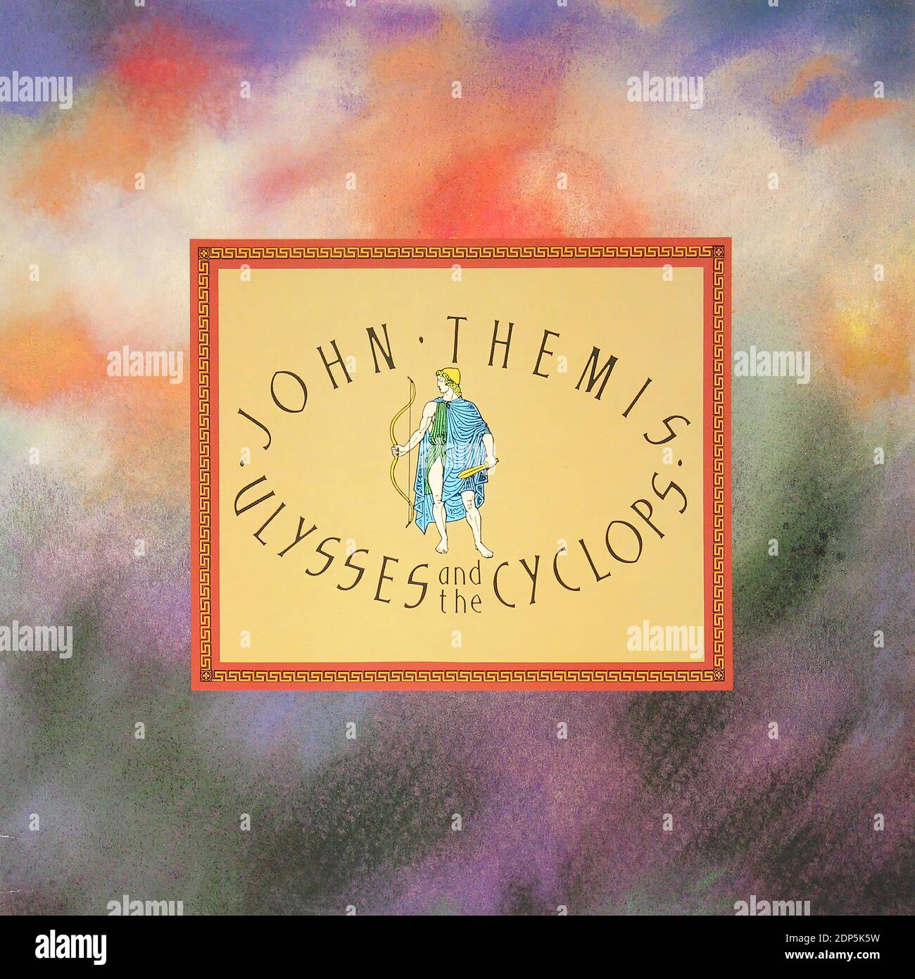 John Themis Ulysses et les Cyclops - Vintage Vinyl Record Couvercle Banque D'Images