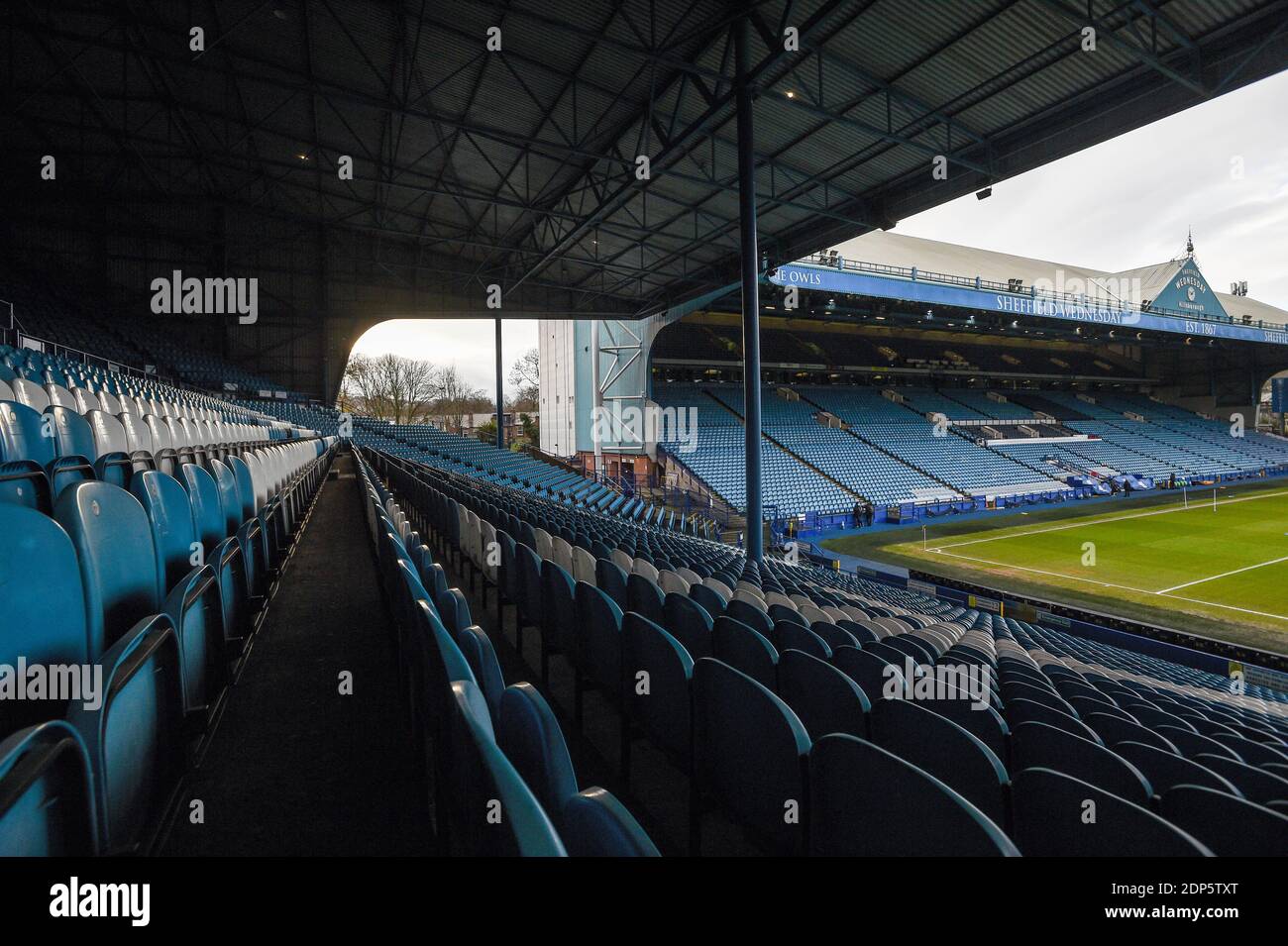 Stade Hillsborough, domicile de Sheffield mercredi, vue générale Banque D'Images