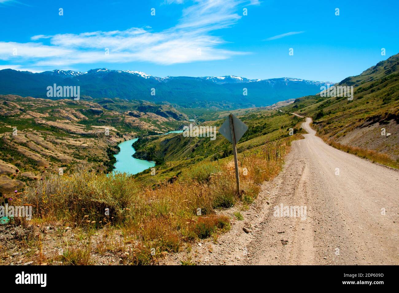 Carretera Austral Road - Chili Banque D'Images