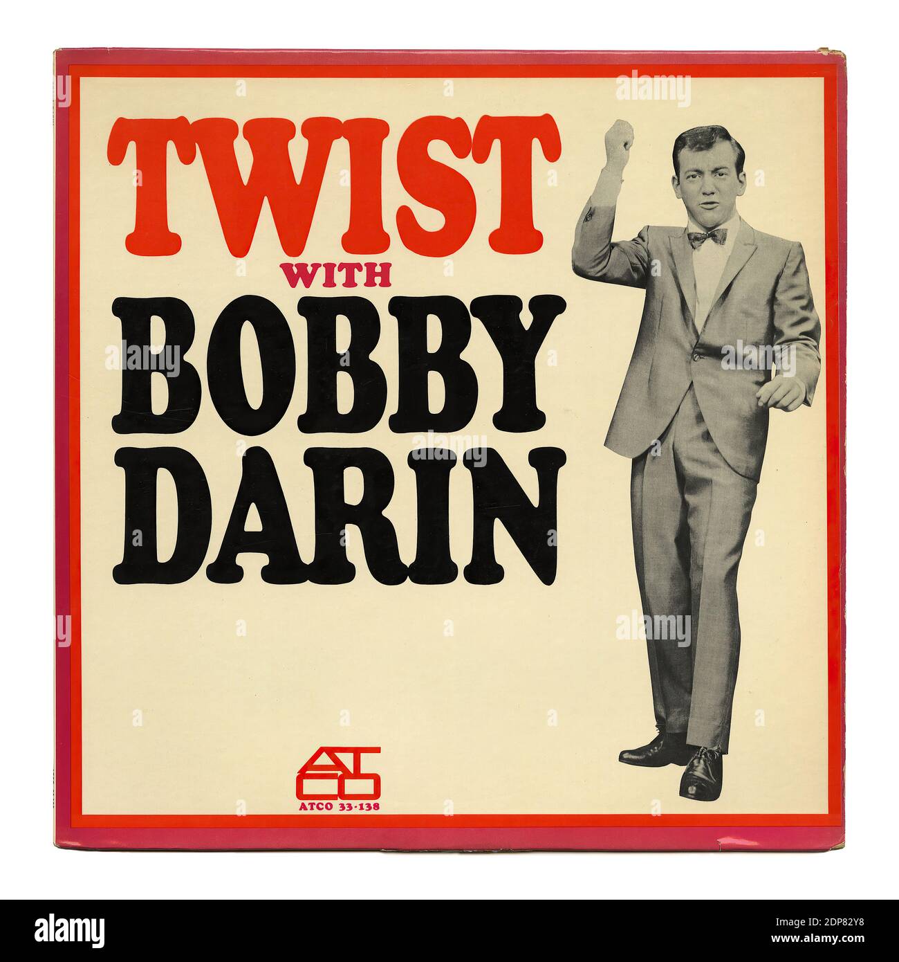 Twist avec Bobby Darin - couverture Vintage Record Banque D'Images