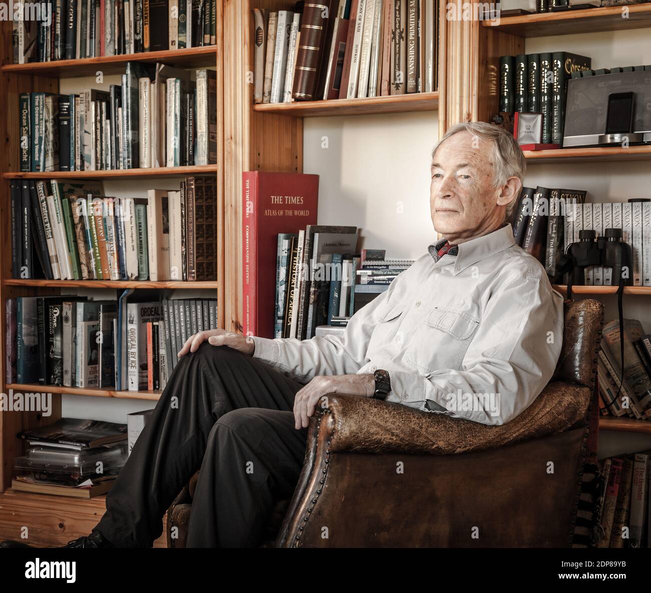 DOSSIER : 19 décembre 2020. Photo prise: Timoleague, Cork, Irlande. 26 avril 2016. La mort a eu lieu de l'explorateur Tim Severin à Timoleague dans l'ouest de Cork. Né en Inde en 1940, Tim Severin est un explorateur, historien et écrivain britannique. Salué comme le «plus grand explorateur vivant du XXe siècle», il avait retracé les voyages de Sinbad le marin, de Genghis Khan, de Marco Polo, d'Ulysses et de Brendan le navigateur où il naviguait un bateau en cuir à travers l'Atlantique.- Credit; David Creedon / Alay Live News Banque D'Images