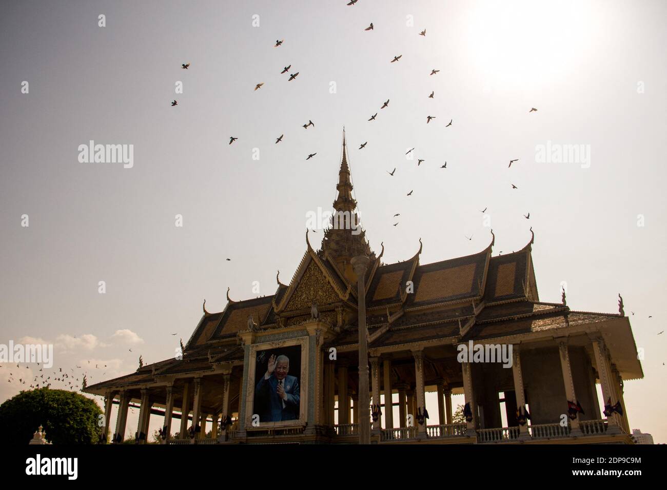 KHM - MONUMENTS DE PHNOM PENH Palais Royal de Phnom Penh. KHM - MONUMENTS DU Palais Royal de Phnom Penh. Banque D'Images