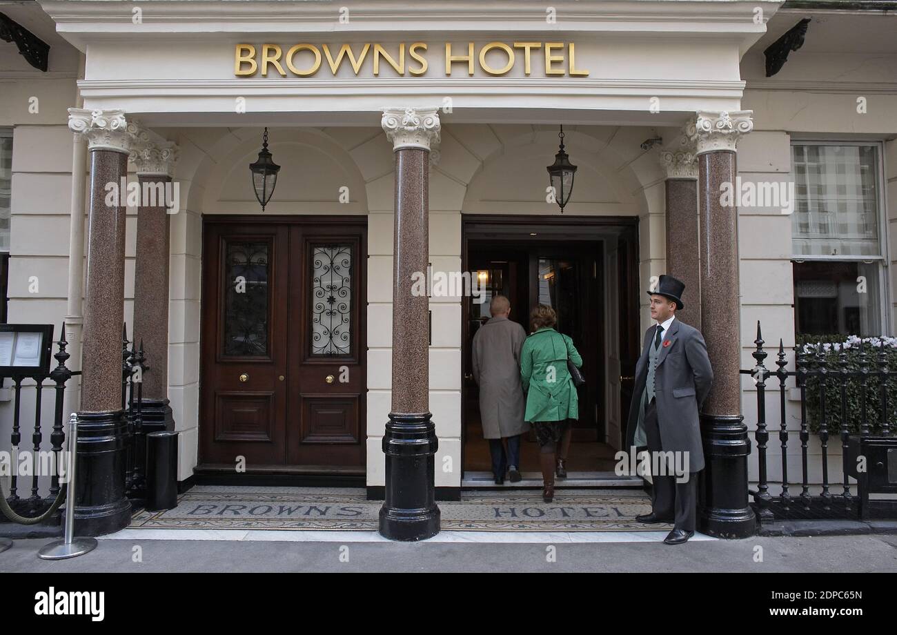 GRANDE-BRETAGNE / Angleterre / Londres /Brown's Hotel est un hôtel de luxe situé dans le centre de Londres à Mayfair. Banque D'Images
