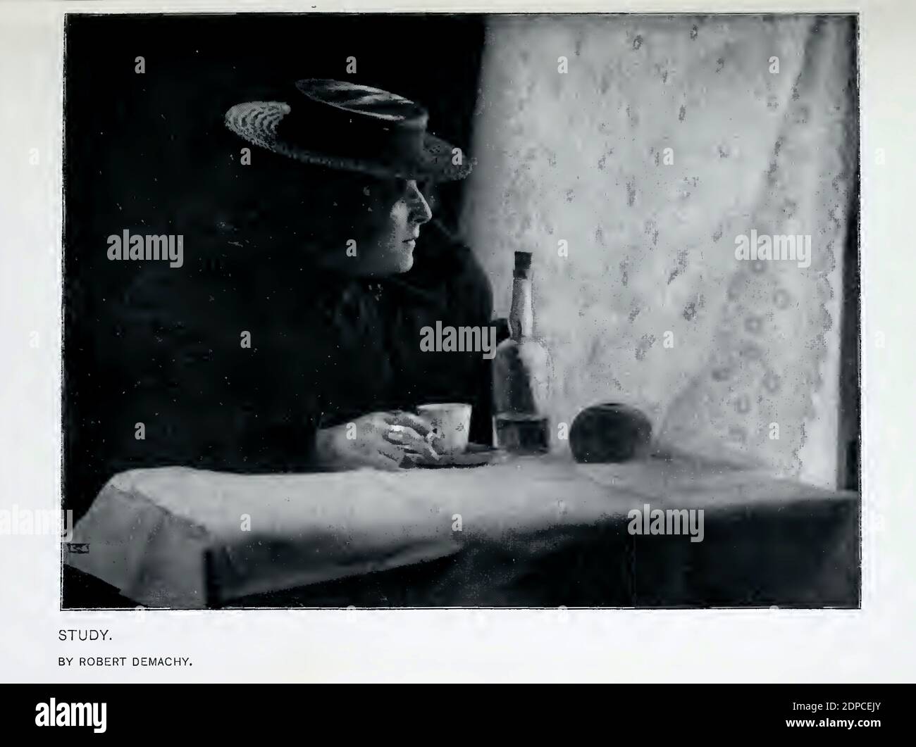 Photographie vintage de 1899 par le photographe français Robert 
