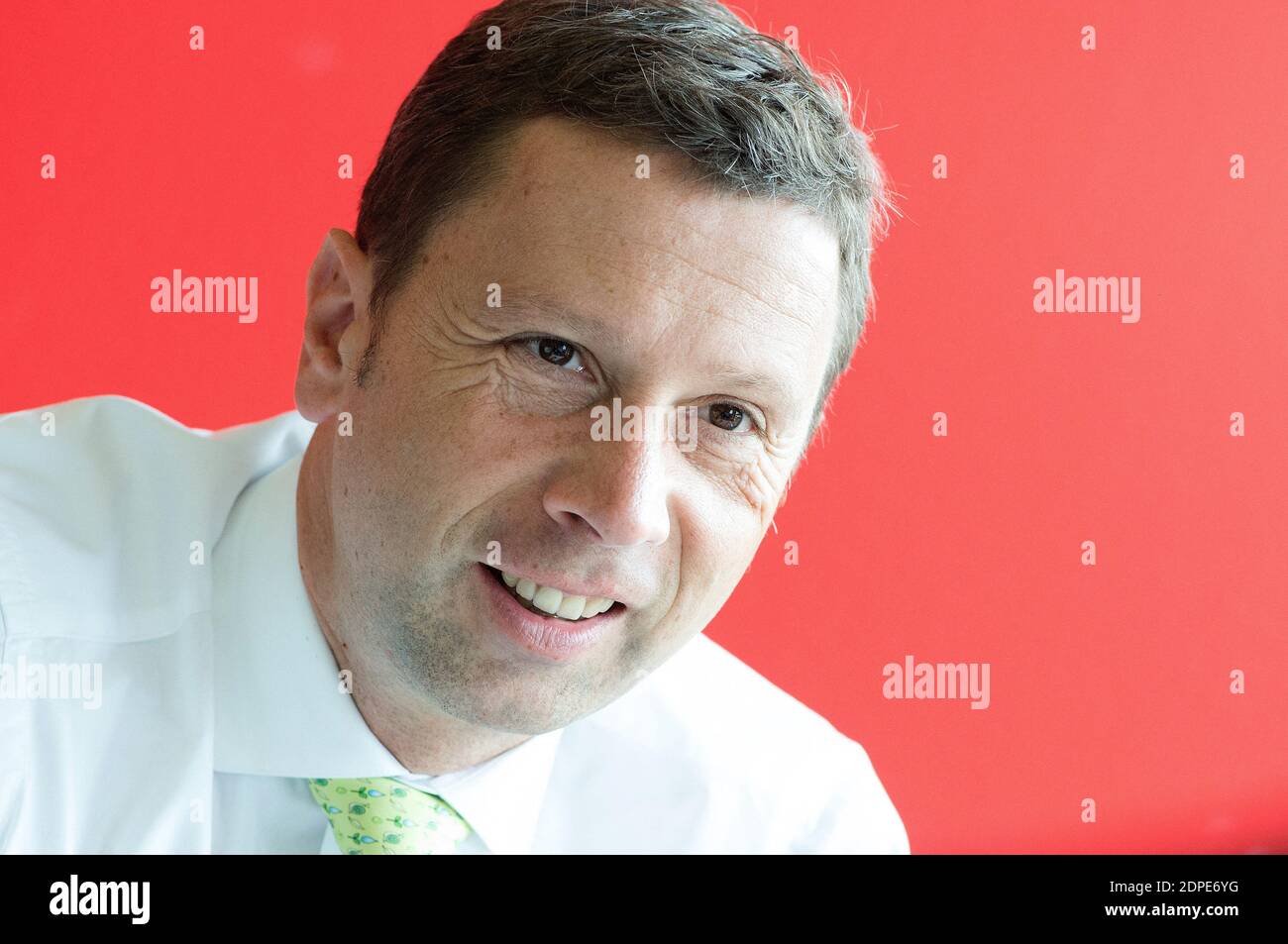 Vice-président exécutif du Groupe Messe Berlin, Jens Heithecker, directeur exécutif de l'IFA, pose lors du salon de l'électronique domestique et des appareils électroménagers de l'IFA 2014, le 09 septembre 2014, à Berlin, Allemagne, photo de David Niviere/ABACAPRESS.COM Banque D'Images