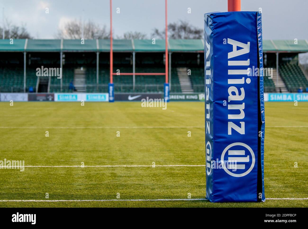 Londres, Royaume-Uni. 19 décembre 2020. Allianz Park prêt pour le match des femmes Allianz Premier 15s entre Saracens Women et Loughborough Lightining à l'Allianz Park, Londres, Angleterre, le 19 décembre 2020. Photo de Phil Hutchinson. Utilisation éditoriale uniquement, licence requise pour une utilisation commerciale. Aucune utilisation dans les Paris, les jeux ou les publications d'un seul club/ligue/joueur. Crédit : UK Sports pics Ltd/Alay Live News Banque D'Images