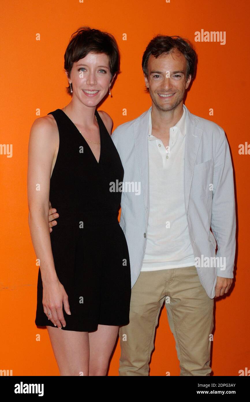 Sara Giraudeau, Jonathan Lambert assistent à l'avant-première des 'les Beauxs' au cinéma Gaumont Opéra a Paris, France, le 21 juillet 2015. Photo d'Alban Wyters/ABACAPRESS.COM Banque D'Images