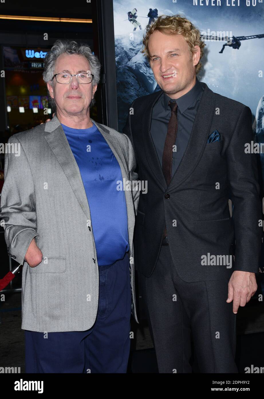 Jason Clarke et Beck Weathers assistent à la première d'Everest à Los Angeles, CA, USA, le 9 septembre 2015. Photo de Lionel Hahn/ABACAPRESS.COM Banque D'Images