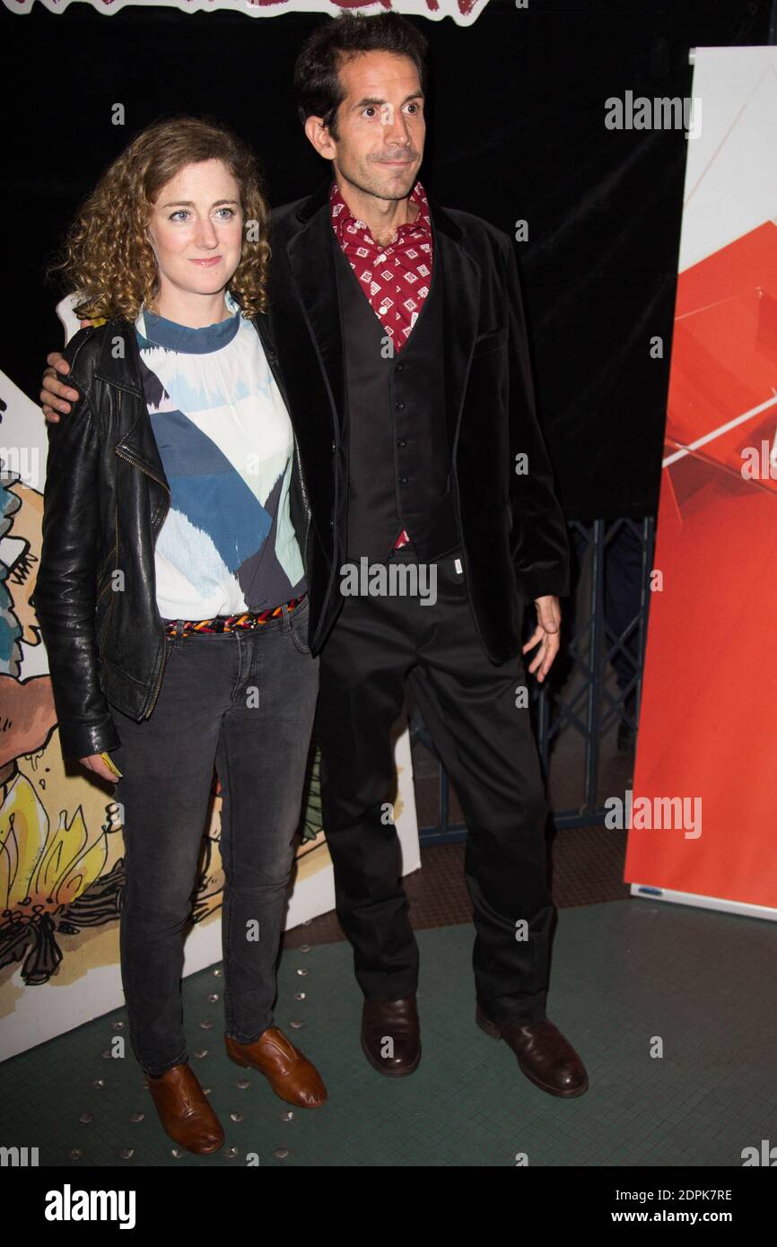 JOSEPHINE DE MEAUX, JULIEN BERJEAUT, DIT JUL AVANT-PREMIÈRE DE LA SAISON 4 DE 'ILEX ET LA VILLE' AU CINÉMA LE LOUXOR PHOTO DE NASSER BERZANE/ABACAPRESS.COM Banque D'Images