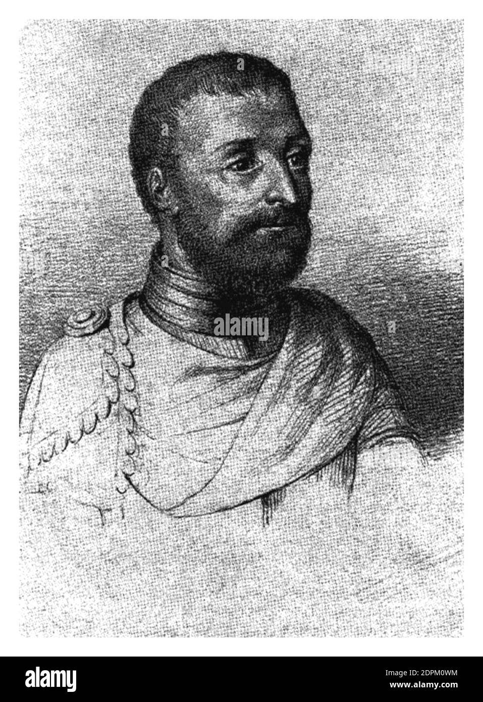 1520 CA, Vicenza , ITALIE : l'explorateur et navigateur italien ANTONIO PIGAFETTA ( 1492 CA - 1531 CA ). Avec FERDINAND MAGELLAN ( Magellano , 1480 - 1521 ) , fut le premier homme à faire le tour du monde et le premier européen à traverser l' océan Pacifique . Graveur inconnu du XIX siècle .- FERNAND - FERDINANDO MAGELLANO FERNANDO DE MAGELLAN - ESPLORATION - EXPLORATIONS - ESPLORAZIONE - ESPLORATORE - ritratto - portrait - barbe - barba - PORTOGALLO - circumnavigazione del globo terrestre - Oceano Pacifico - incisione - gravure - GBB- Archivio Banque D'Images