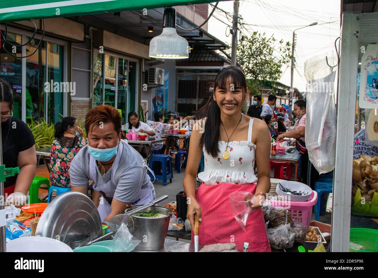 Pattaya Naklua District Chonburi Thaïlande Asie Thai Street Food Market Banque D'Images