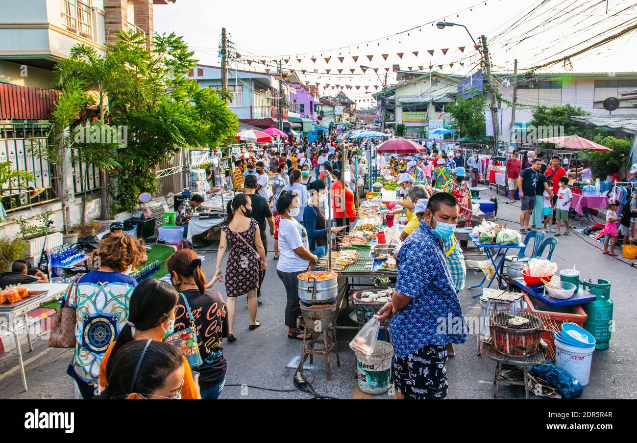 Pattaya Naklua District Chonburi Thaïlande Asie Street Food Market in Naklua Banque D'Images