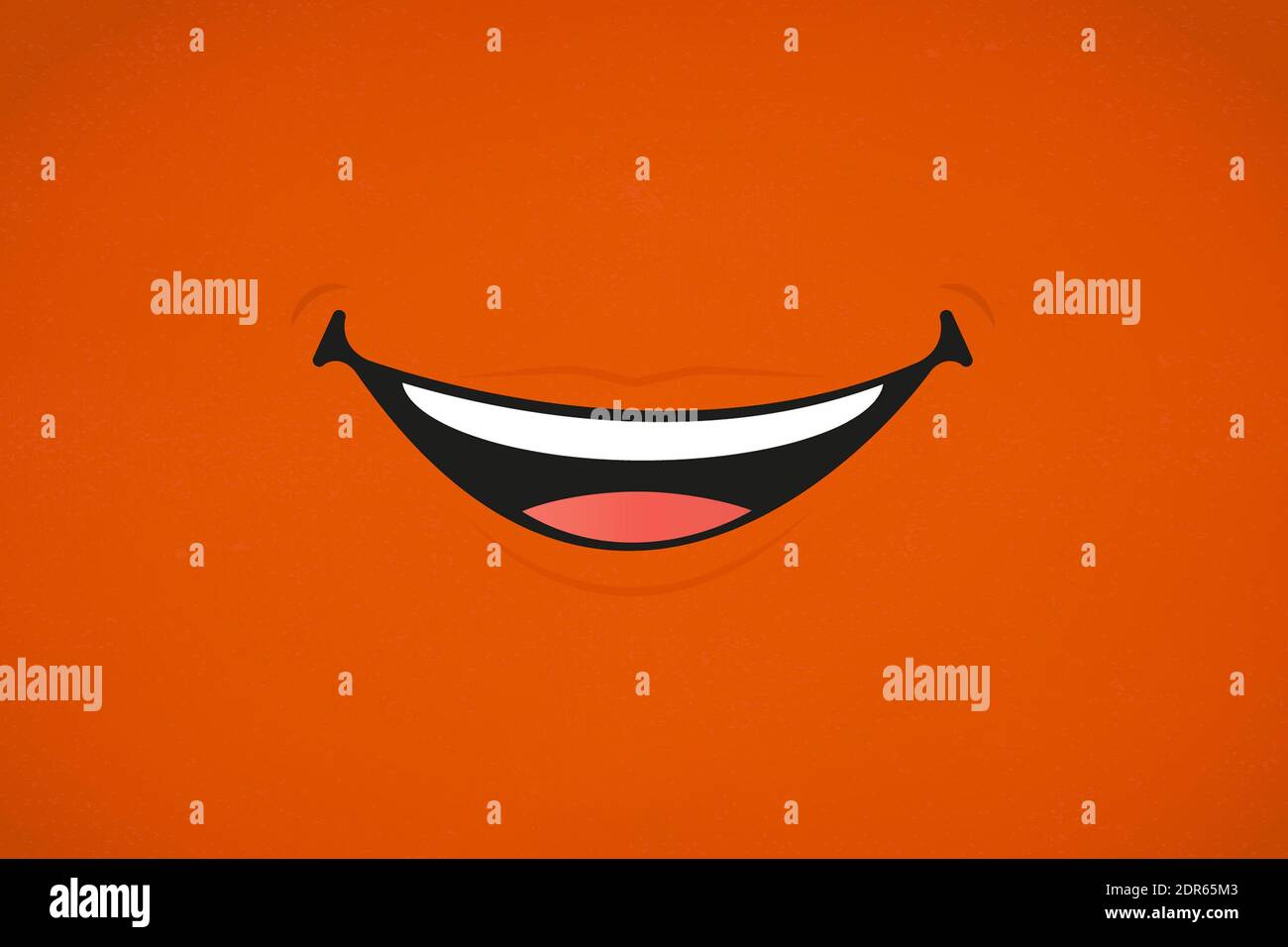 Faites votre journée - symbole du sourire Banque D'Images