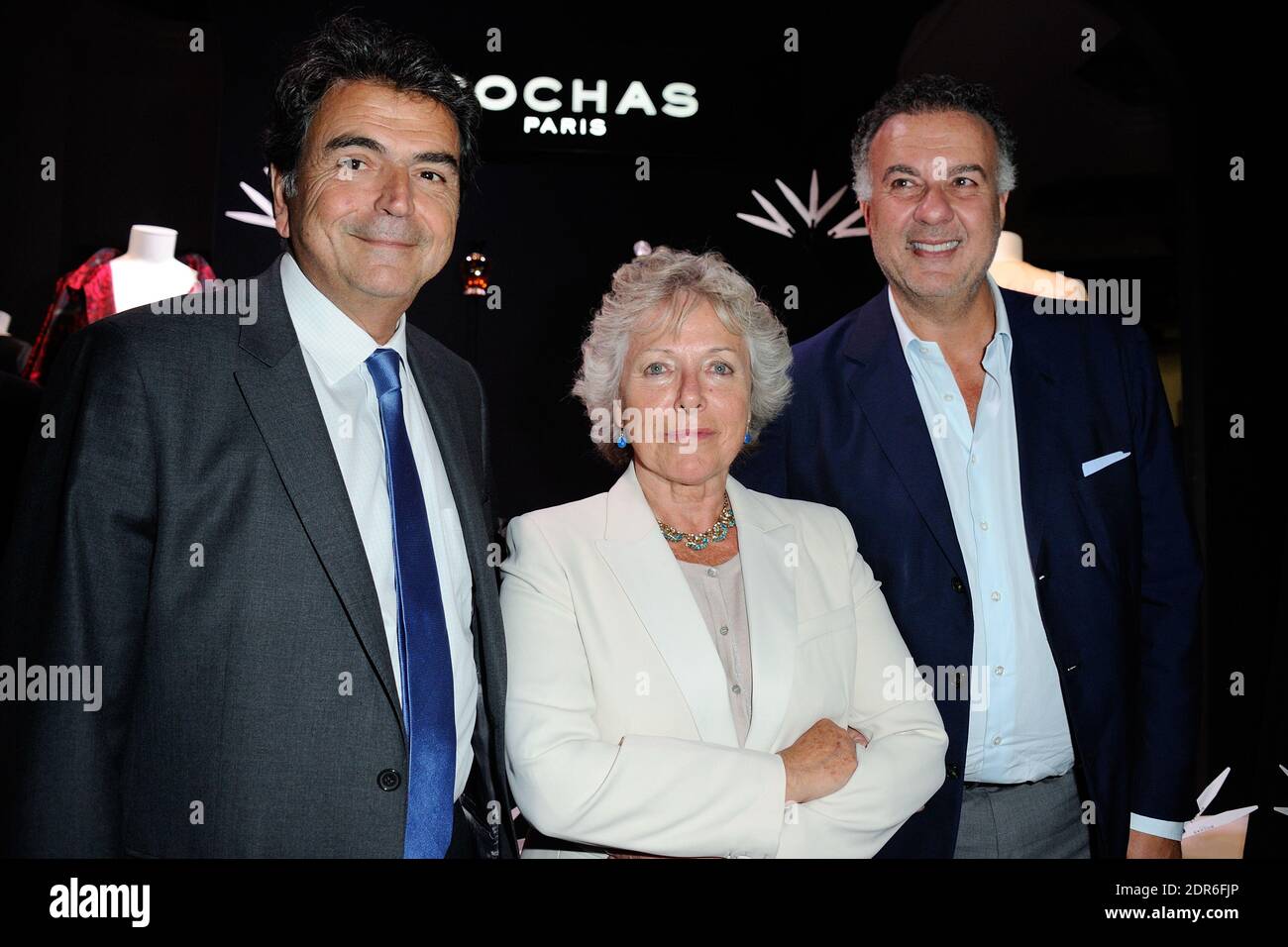 Pierre Lellouche, Sophie Rochas et Jean Madar participant à la fête du 90e  anniversaire des Rochas à Paris, en France, le 30 septembre 2015. Photo  d'Aurore Marechal/ABACAPRESS.COM Photo Stock - Alamy