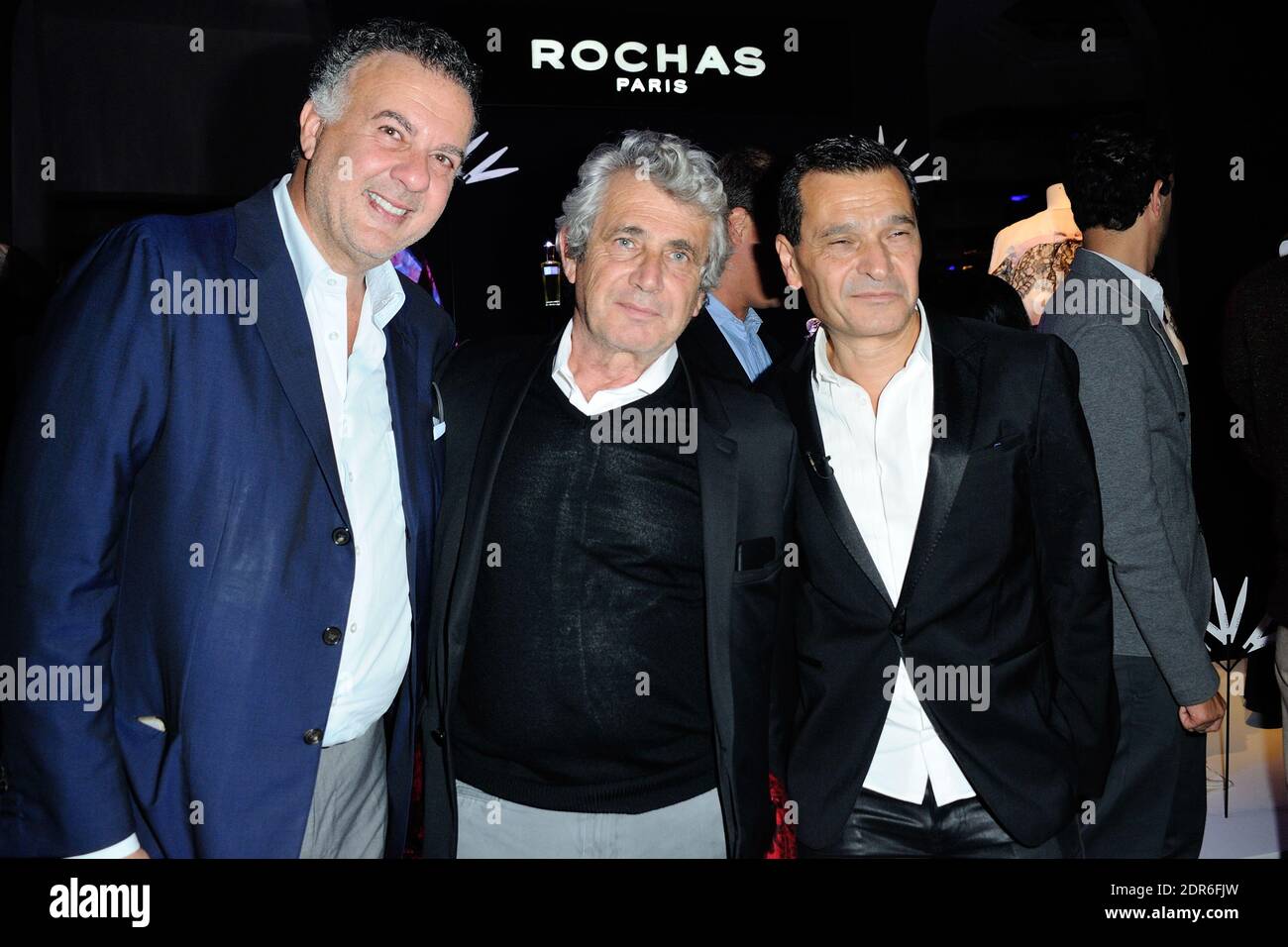 Jean Madar, Michel Boujenah et Philippe Benacin assistent à la fête du 90e  anniversaire des Rochas à Paris, en France, le 30 septembre 2015. Photo  d'Aurore Marechal/ABACAPRESS.COM Photo Stock - Alamy