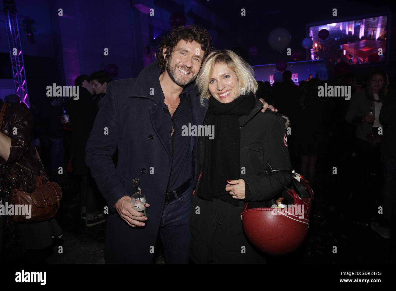 Erwann Mentheour Et Dorothee Kristy Assistent A La Fete Du 10e Anniversaire De Sarenza A Paris En France Le 15 Octobre 15 Photo De Jerome Domine Abacapress Com Photo Stock Alamy