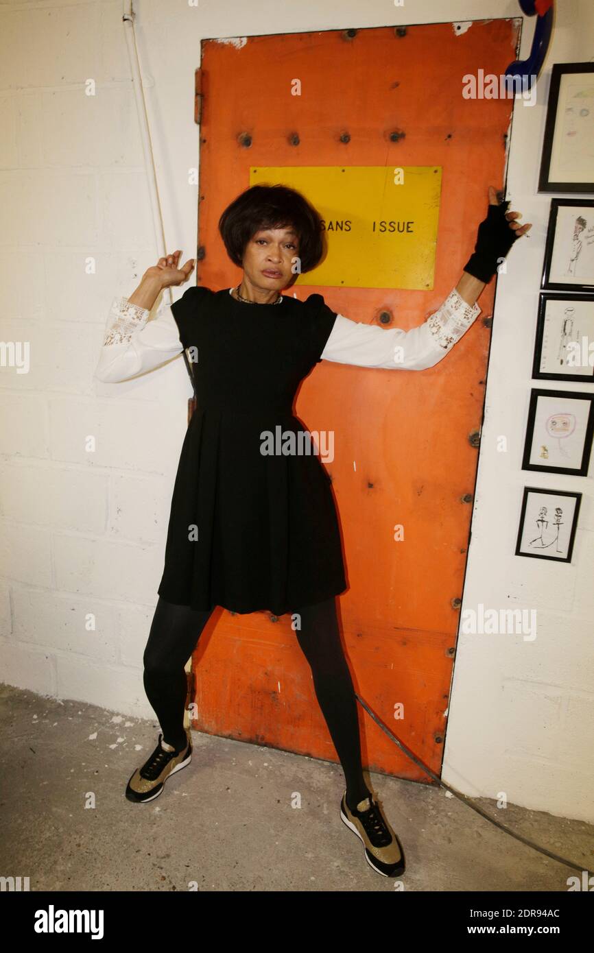 Melissa Doucourse lors du vernissage l'exposition de Geraldine Beigbeder a Paris, France le 4 novembre 2015. Photo de Jerome Domine/ABACAPRESS.COM Banque D'Images