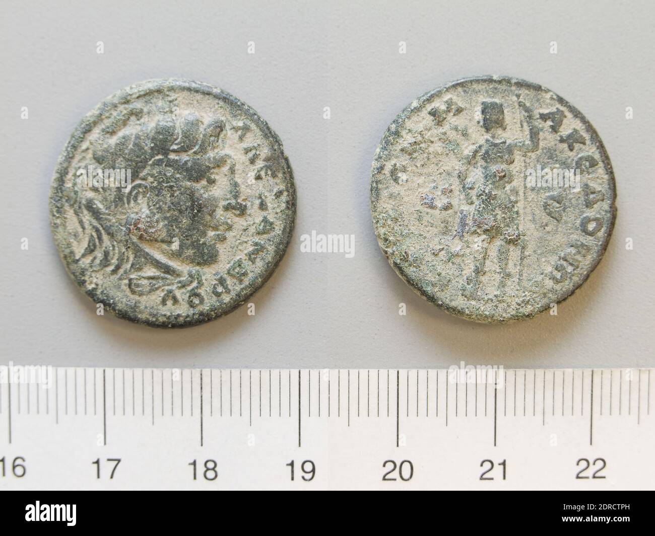 Menthe: Macédoine, pièce de Macédoine, 222–35, cuivre, 10.80 g, 7:00, 26 mm, fabriqué en Macédoine, grec, 3ème siècle, Numismatique Banque D'Images