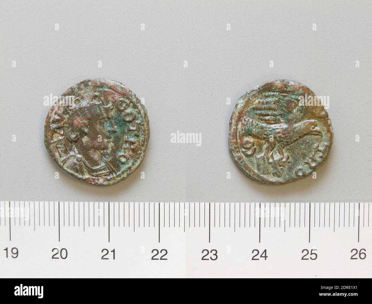 Menthe : Troas d'Alexandrie, pièce de Troas d'Alexandrie, 3e siècle A.D., Bronze, 5.88 g, 12:00, 21.5 mm, fabriqué en Troas d'Alexandrie, grec, 3e siècle A.D., Numismatique Banque D'Images