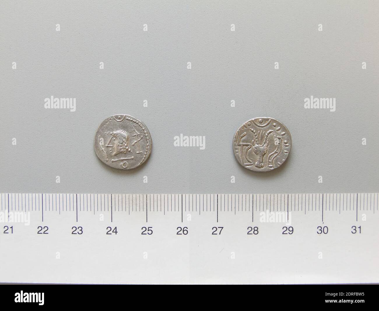 Menthe: Arabia Felix, 1 drachme de Arabia Felix, 1er siècle avant J.-C., argent, 2.67 g, 6:00, 16.5 mm, fabriqué en Arabie Felix, grec, 1er siècle avant J.-C., Numismatique Banque D'Images