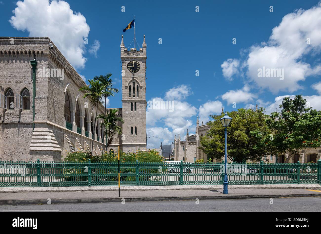 Parlement de Bridgetown, Barbade. Banque D'Images