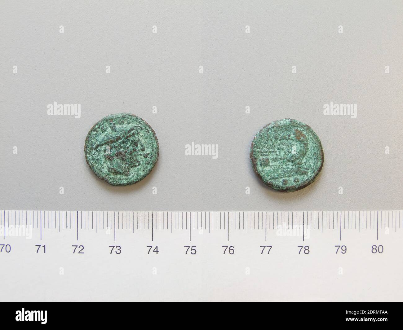 Menthe: Rome, Sextans de Rome, après 211 av. J.-C., cuivre, 5.10 g, 6:00, 19.6 mm, fait à Rome, Roman, 3rd Century av. J.-C., Numismatique Banque D'Images