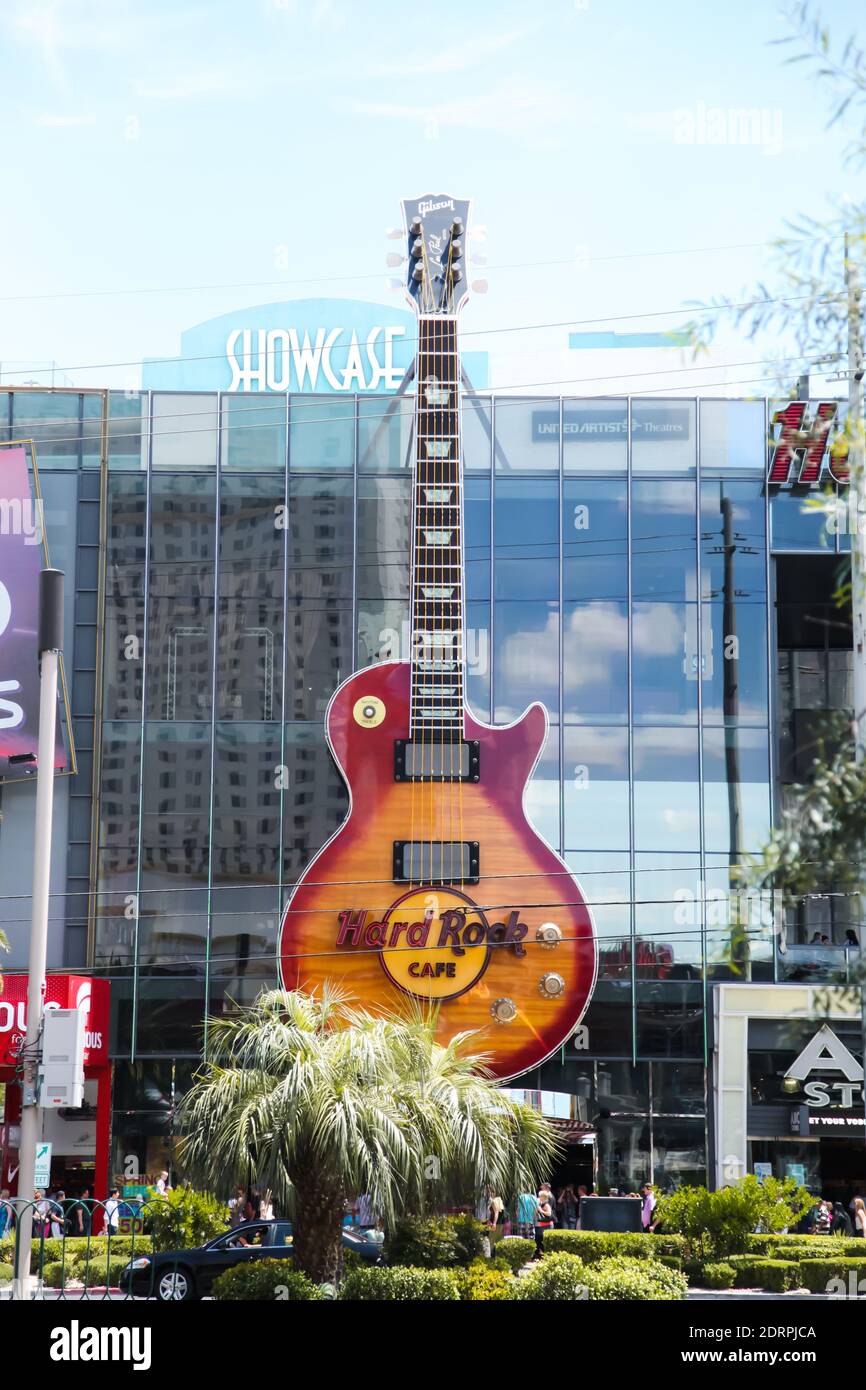 Hard Rock Cafe, Las Vegas, Nevada, Nevada, États-Unis, jour 2015, portrait Banque D'Images