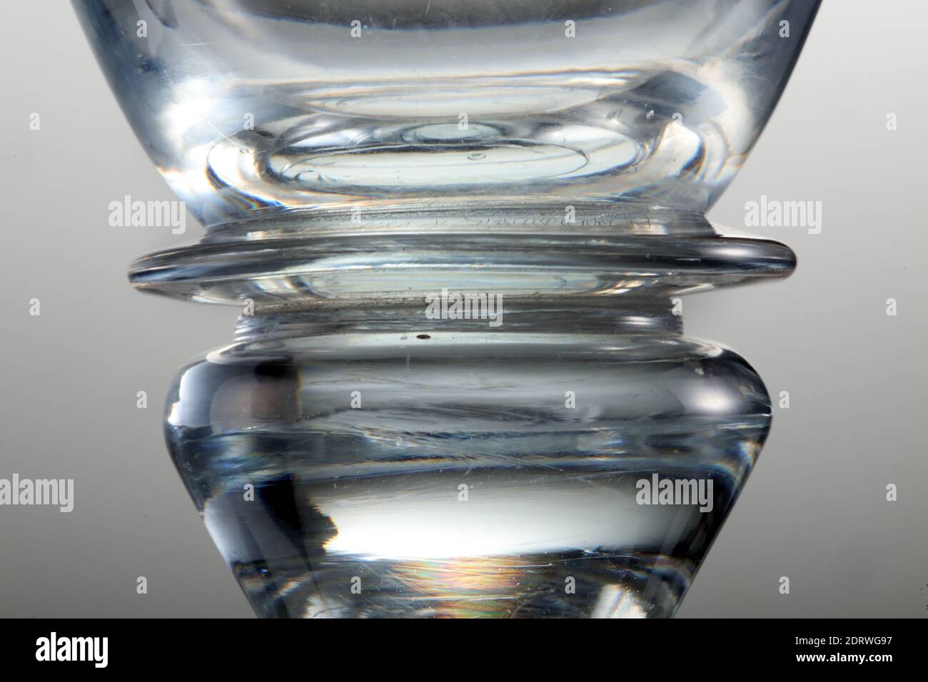 Verre irlandais du XVIIe siècle Banque D'Images