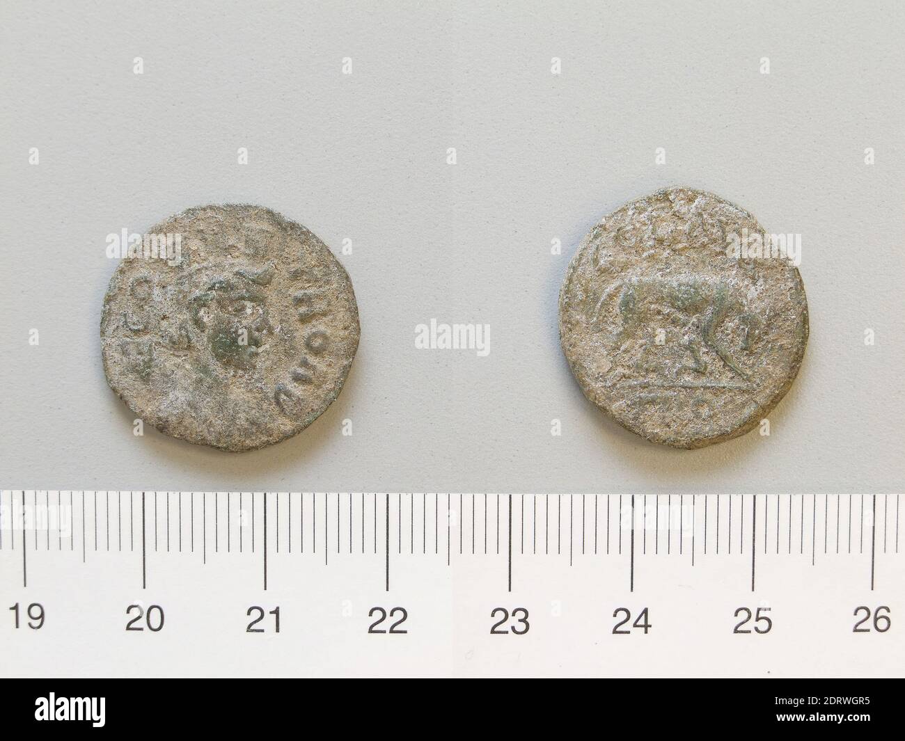 Menthe : Troas d'Alexandrie, pièce de Troas d'Alexandrie, 200–250, cuivre, 5.83 g, 4:00, 21.2 mm, fabriqué à Troas d'Alexandrie, romain, 3e siècle, numismatique Banque D'Images