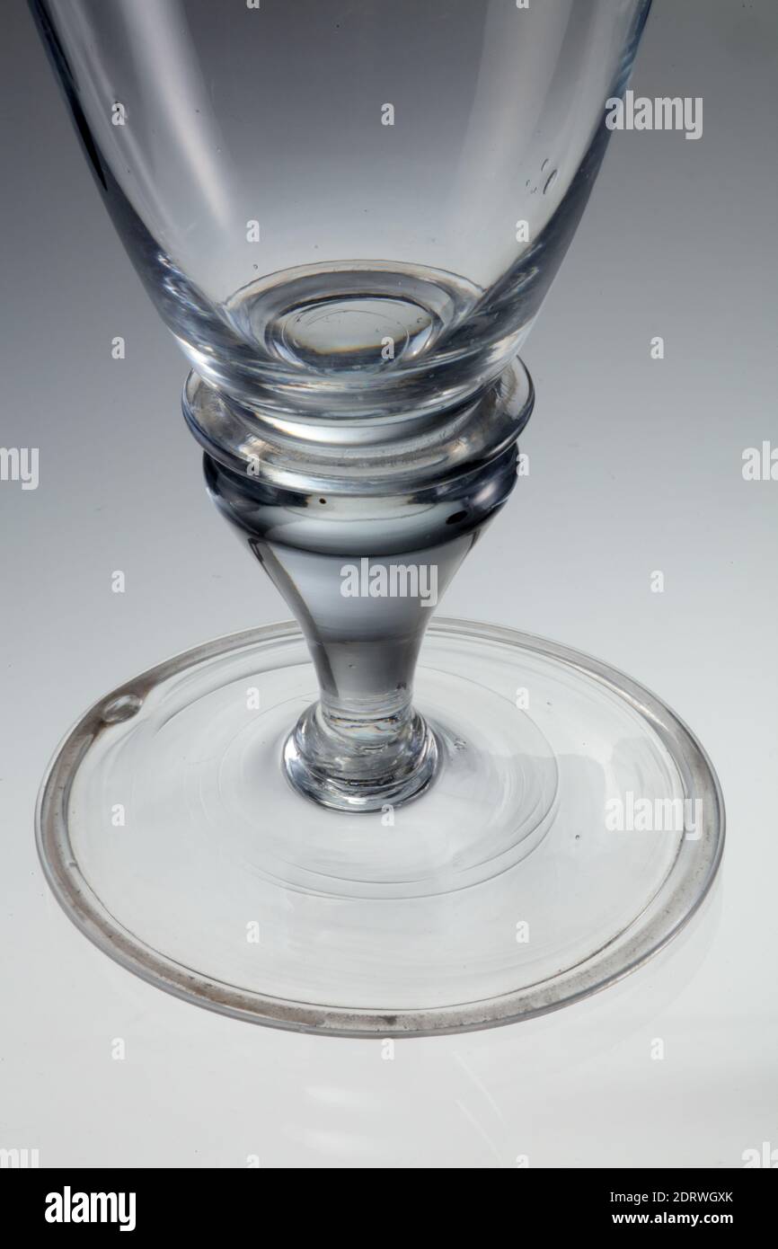 Verre irlandais du XVIIe siècle Banque D'Images