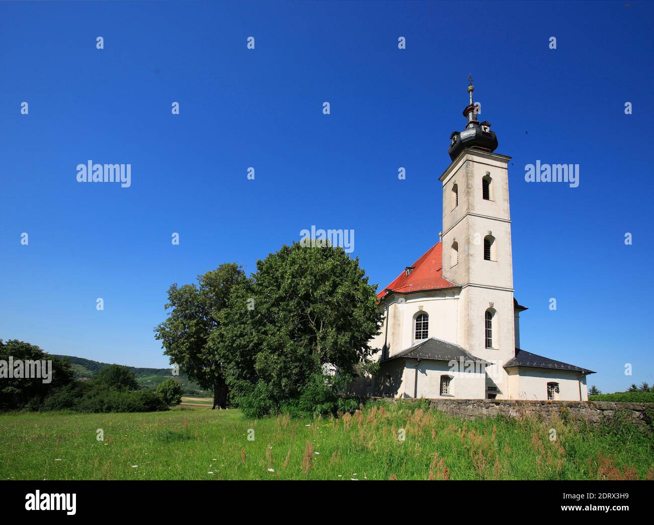 Église de pèlerinage Maria Limbach près d'Eltmann, Steigerwald, quartier Bamberg, haute-Franconie, Bavière, Allemagne / Wallfahrtskirche Maria Limbach BEI Banque D'Images