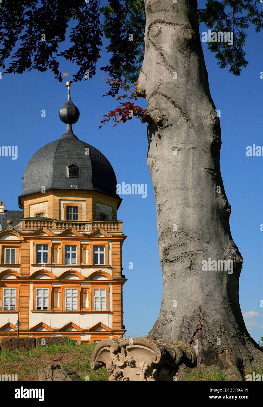 Seehof palais, ancienne résidence des prince-évêques de Bamberg, Memmelsdorf, haute-Frankonie, Bavière, Allemagne / Schloß Seehof, Sommerresidenz Banque D'Images