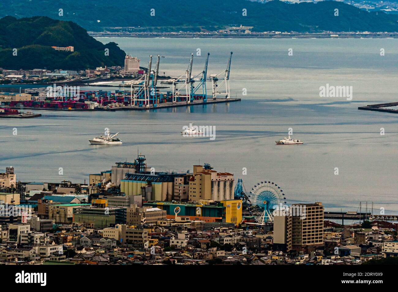 Hôtel Nippondaira, Shizuoka, Japon avec vue sur le Mont Fuji Banque D'Images
