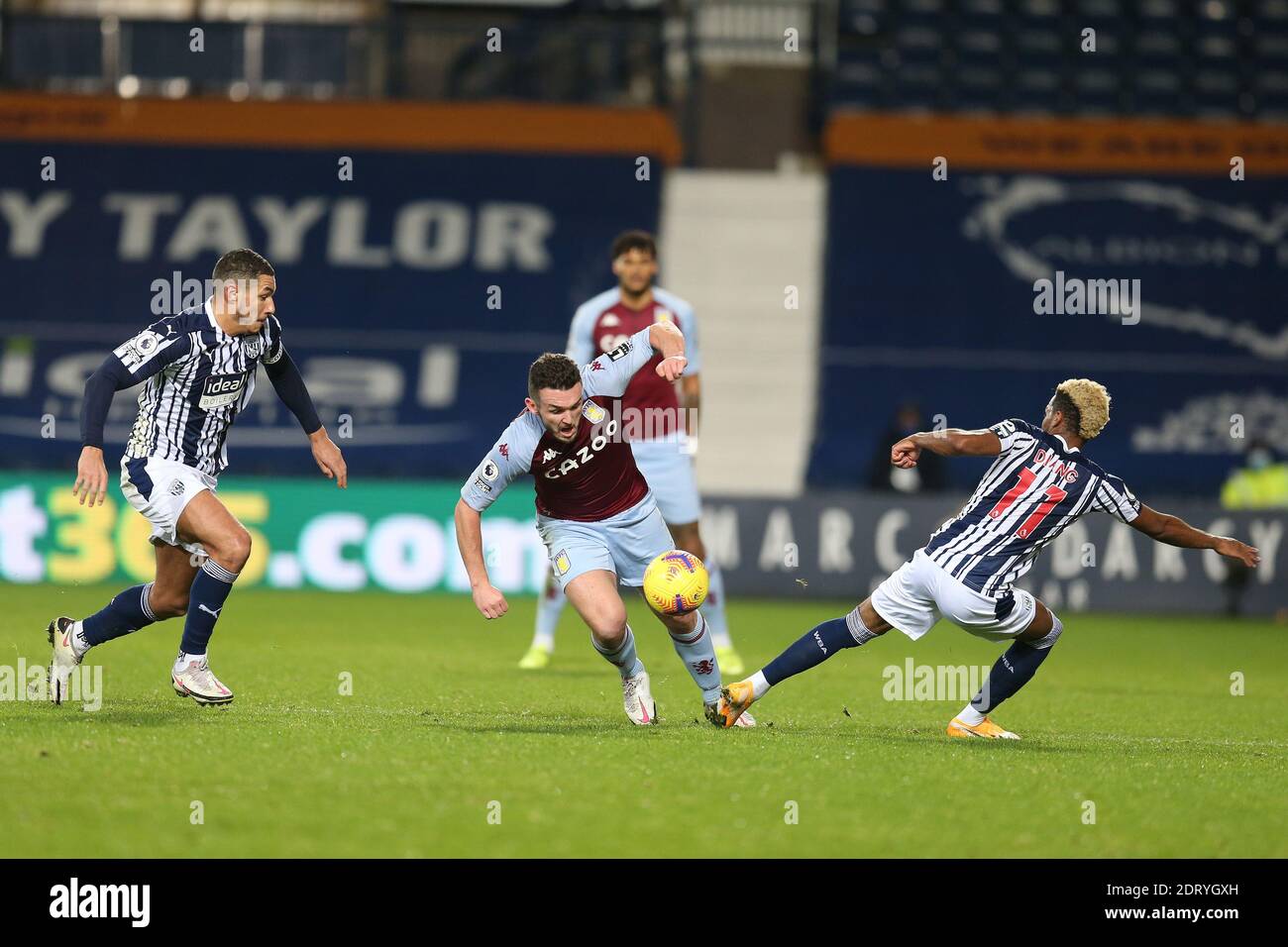 West Bromwich, Royaume-Uni. 20 décembre 2020. John McGinn de Aston Villa (c) en action. Première League, West Bromwich Albion / Aston Villa aux Hawthorns à West Bromwich, Midlands, le dimanche 20 décembre 2020. Cette image ne peut être utilisée qu'à des fins éditoriales. Utilisation éditoriale uniquement, licence requise pour une utilisation commerciale. Aucune utilisation dans les Paris, les jeux ou les publications d'un seul club/ligue/joueur. photo par Andrew Orchard/Andrew Orchard sports Photography/Alamy Live News crédit: Andrew Orchard sports Photography/Alamy Live News Banque D'Images