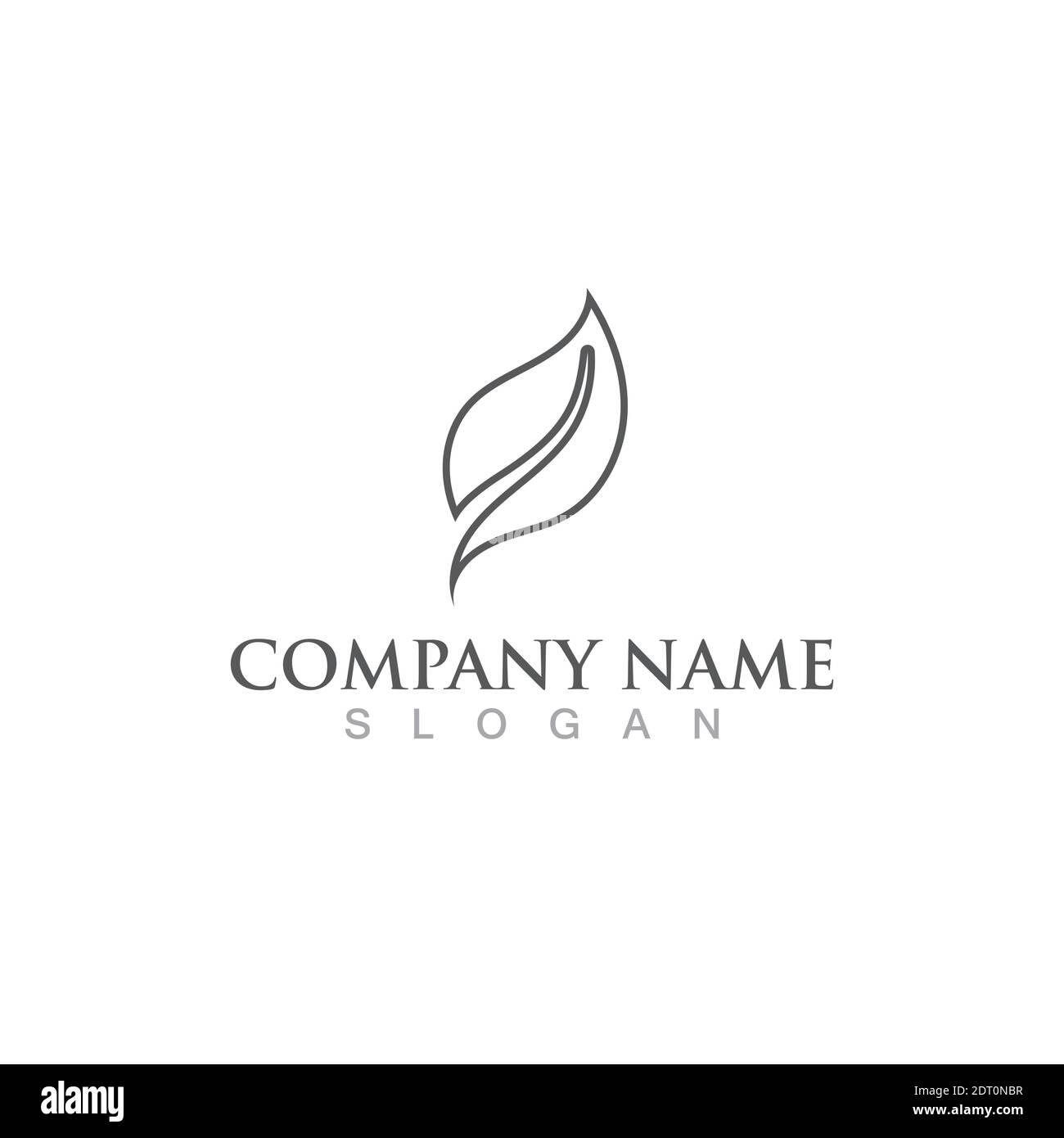 SYMBOLE DE FEUILLES VERT LOGO ET VECTEUR D'ICÔNE Illustration de Vecteur