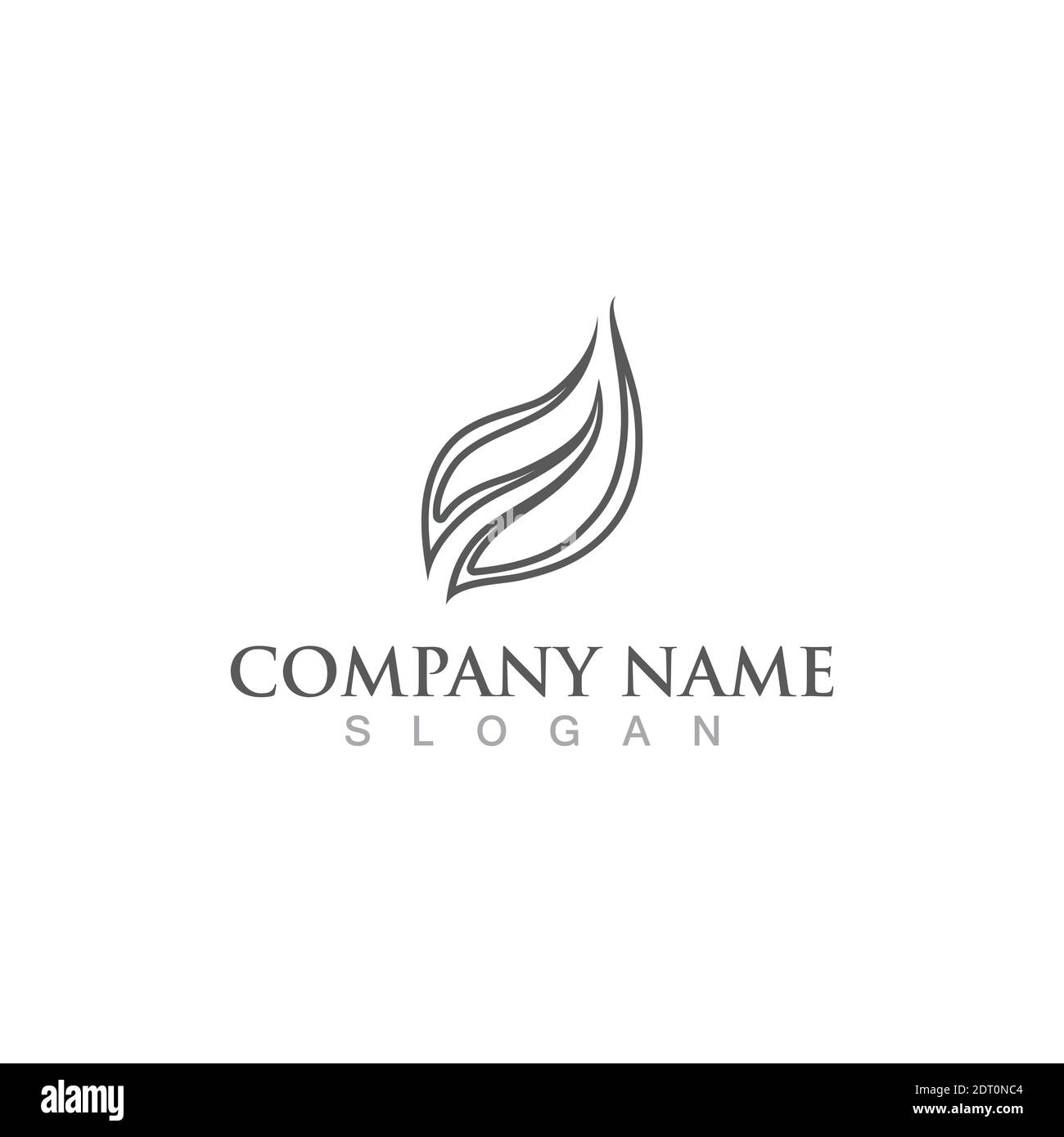 SYMBOLE DE FEUILLES VERT LOGO ET VECTEUR D'ICÔNE Illustration de Vecteur