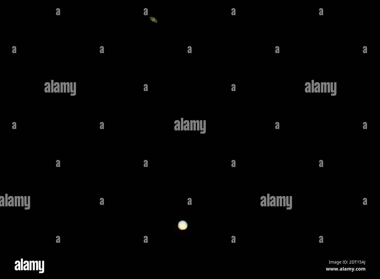 Jupiter saturne étoile de noël Banque de photographies et d’images à haute résolution - Alamy
