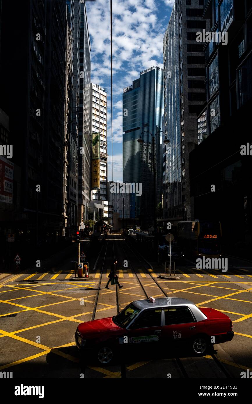 La vie quotidienne dans la ville de Hong Kong. Vie quotidienne dans la ville de Hong Kong. Banque D'Images