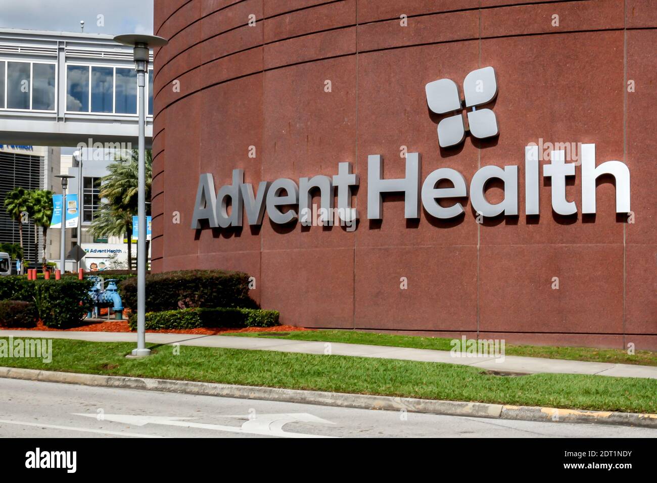 AdventHealth Orlando, un centre médical universitaire, tertiaire et de recherche confessionnel à Orlando, Banque D'Images