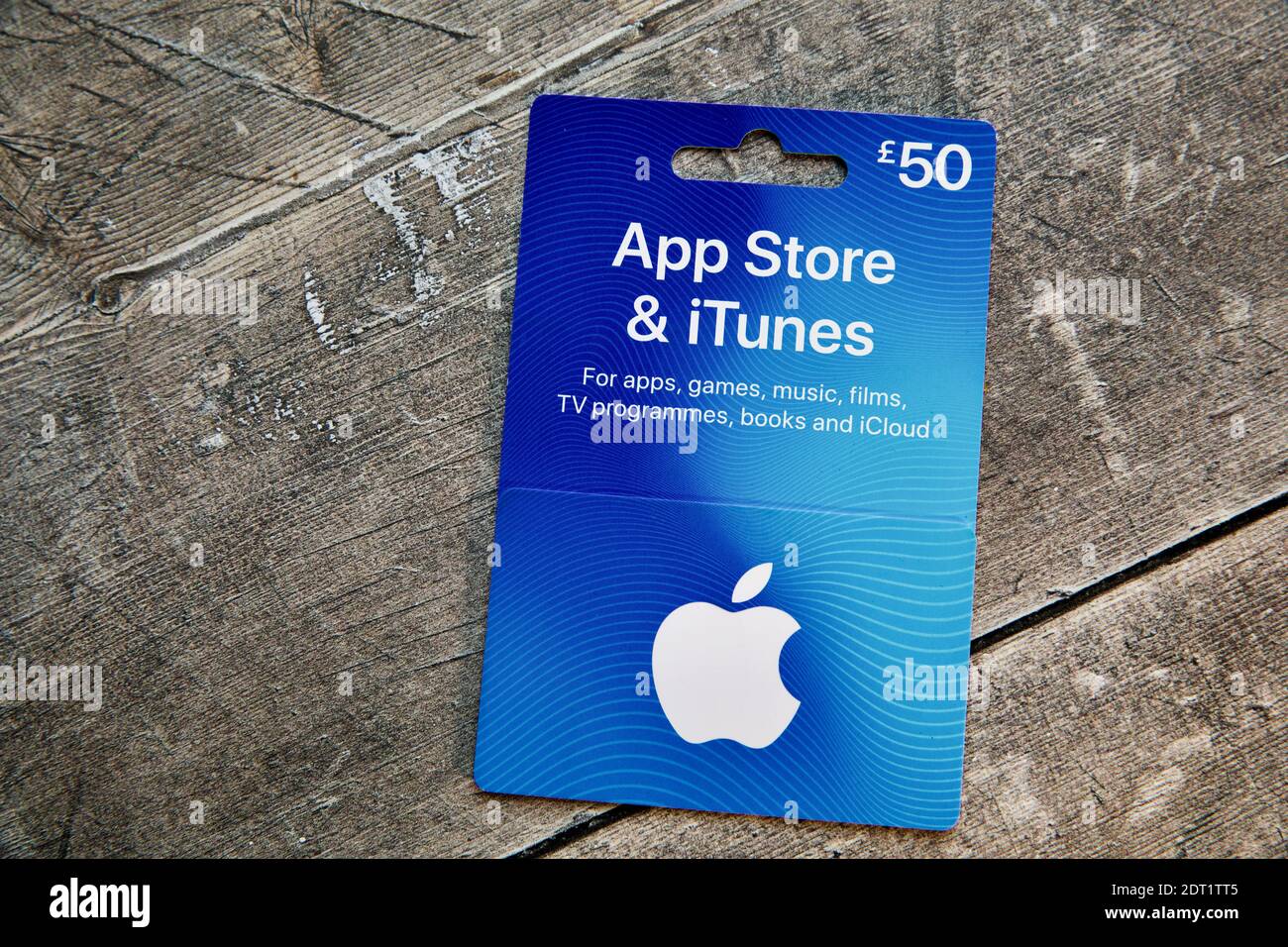 Carte-cadeau iTunes d'Apple Photo Stock - Alamy