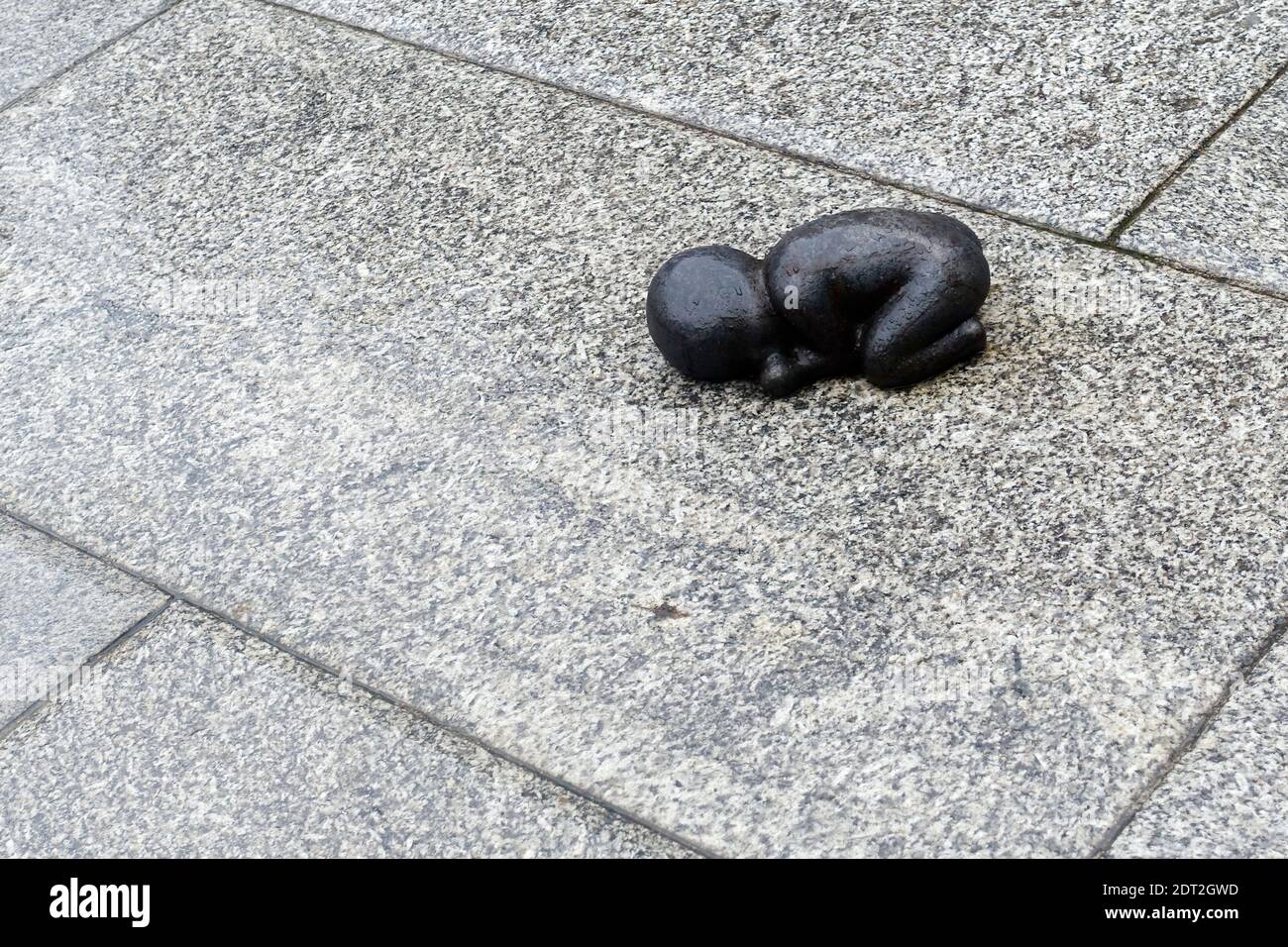 Iron Baby, Antony Gormley, Royal Academy Exhibition 2019 Banque D'Images