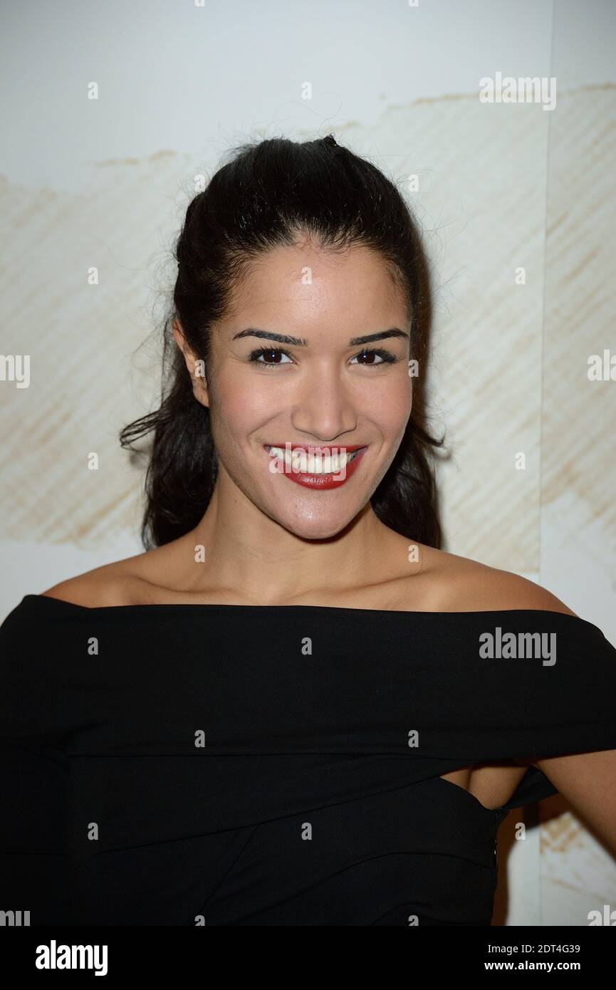 Sabrina Ouazani à l'occasion de la soirée cocktail « Cesar 2014 Revelations » qui s'est tenue à Salons Chaumet à Paris, en France, le 13 janvier 2014. Photo de Nicolas Briquet/ABACAPRESS.COM Banque D'Images