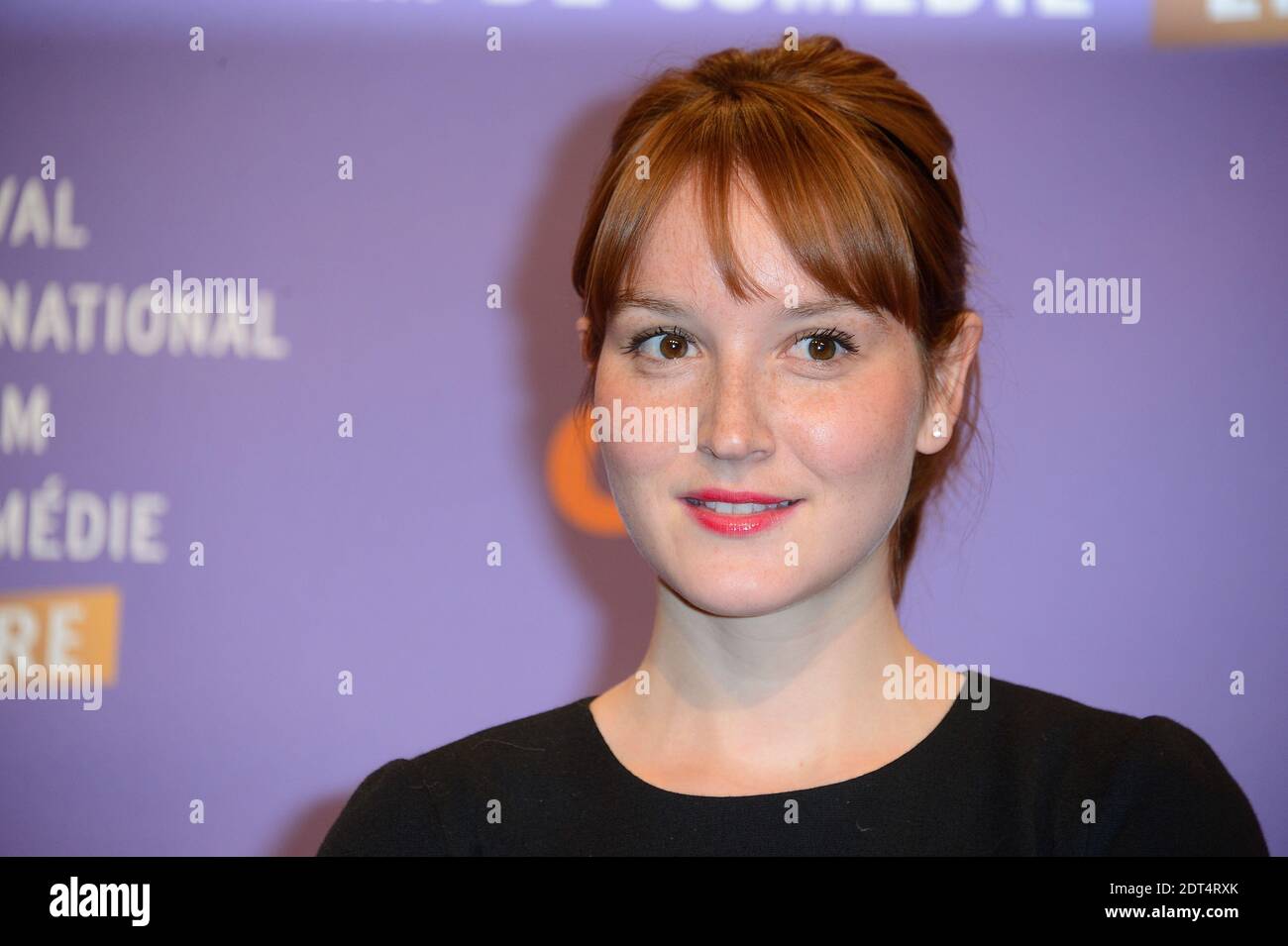 ANAIS Demoustier lors du 17e Festival de comédie de l'Alpe d'Huez en France, le 17 janvier 2014. Photo de Nicolas Briquet/ABACAPRESS.COM Banque D'Images