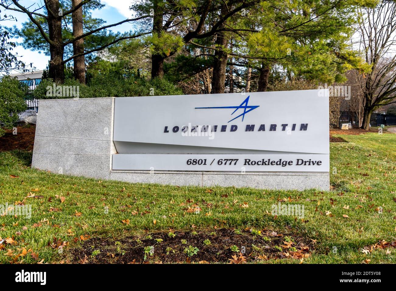 Lockheed Martin Corporation signe dans le Maryland, États-Unis. Banque D'Images Lockheed Martin Corporation signe dans le Maryland, États-Unis. Banque D'Images