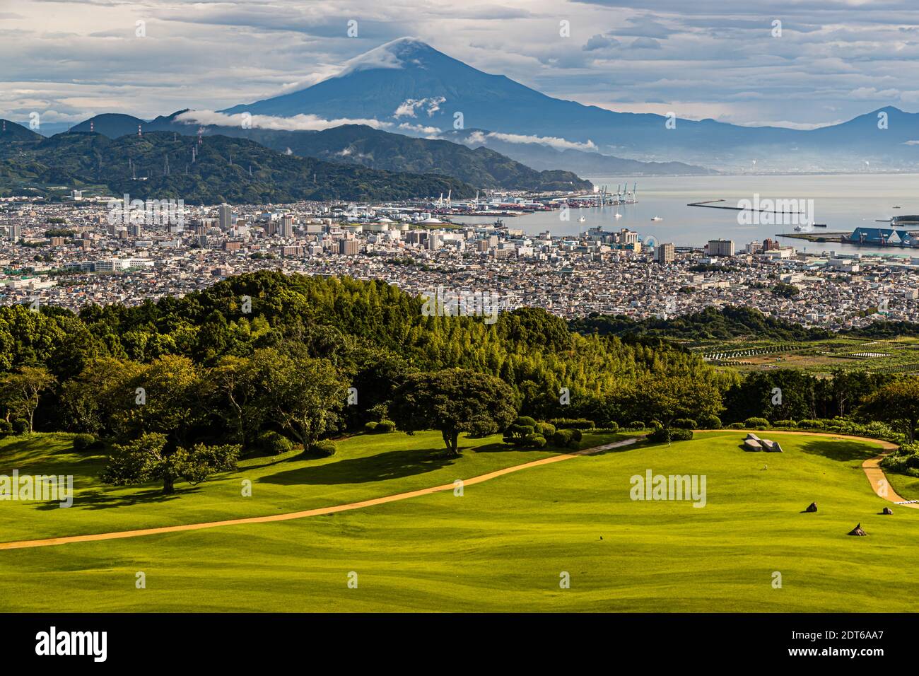Hôtel Nippondaira, Shizuoka, Japon avec vue sur le Mont Fuji Banque D'Images