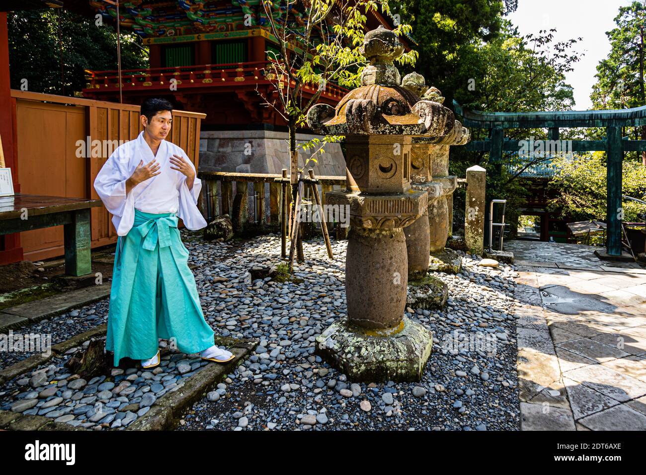 Kunozan Toshogu à Shizuoka, Japon Banque D'Images
