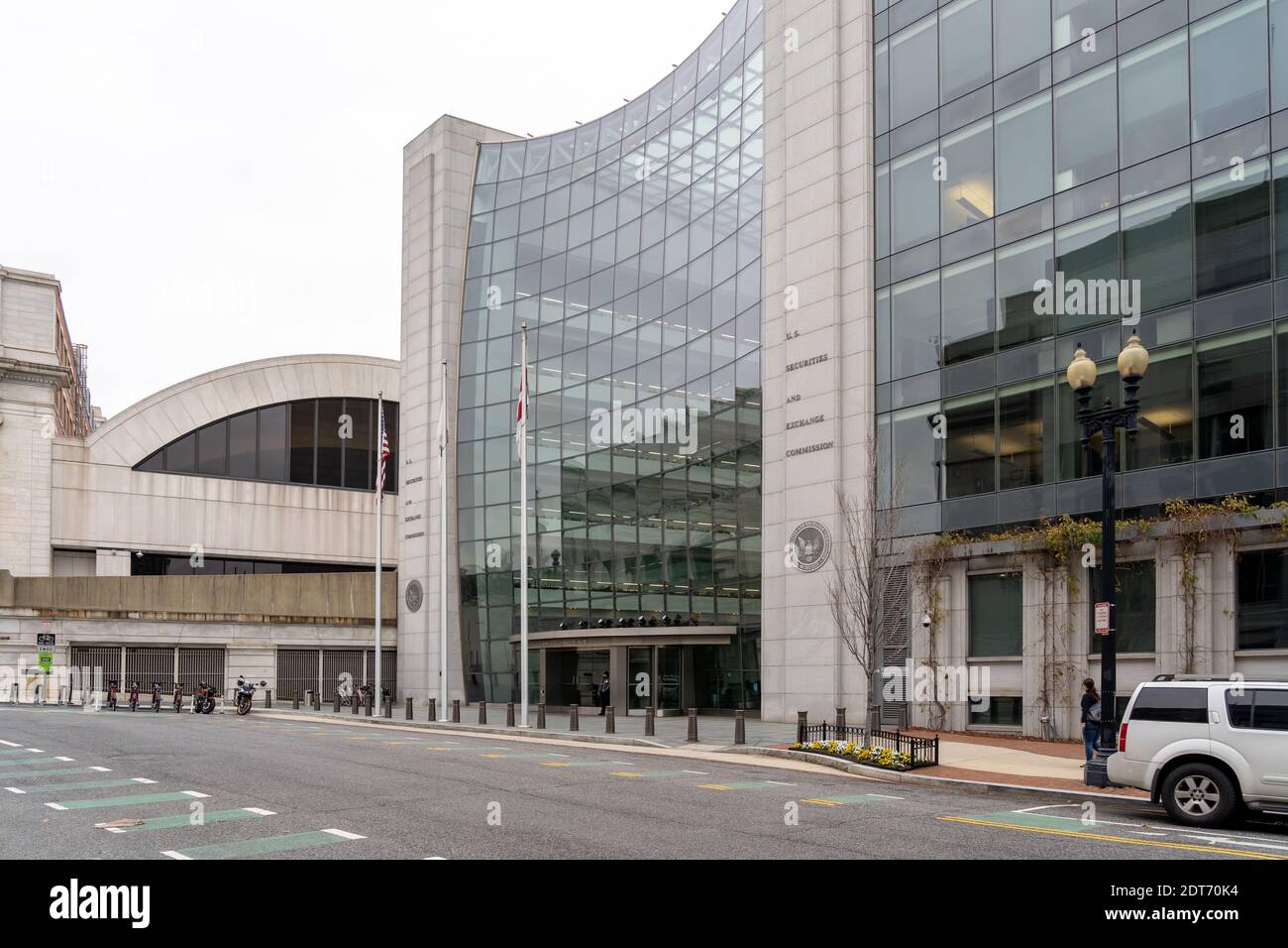 Le siège social de la Securities and Exchange Commission (SEC) des États-Unis à Washington DC Banque D'Images