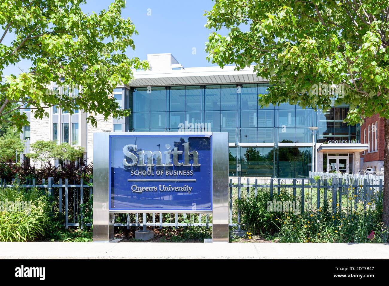 Smith School of Business est présentée à l'Université Queen's à Kingston, Ontario, Canada Banque D'Images