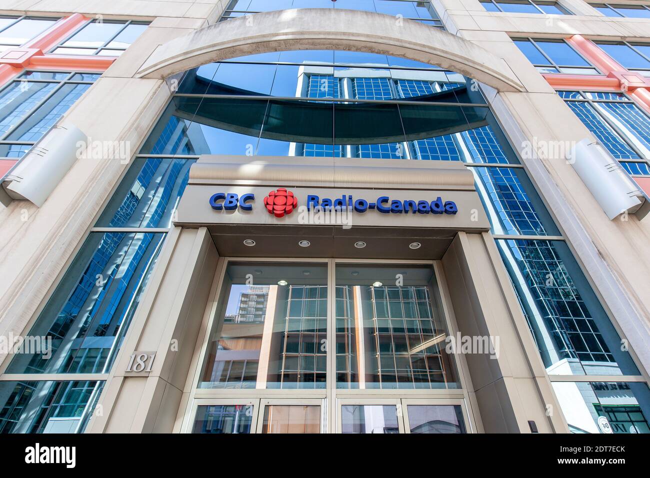 Radio-Canada de la SRC au Centre de radiodiffusion de la SRC à Ottawa, Canada Banque D'Images Radio-Canada de la SRC au Centre de radiodiffusion de la SRC à Ottawa, Canada Banque D'Images